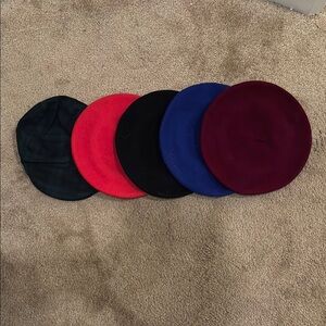 A Pendleton Cap and Four Colorful Berets